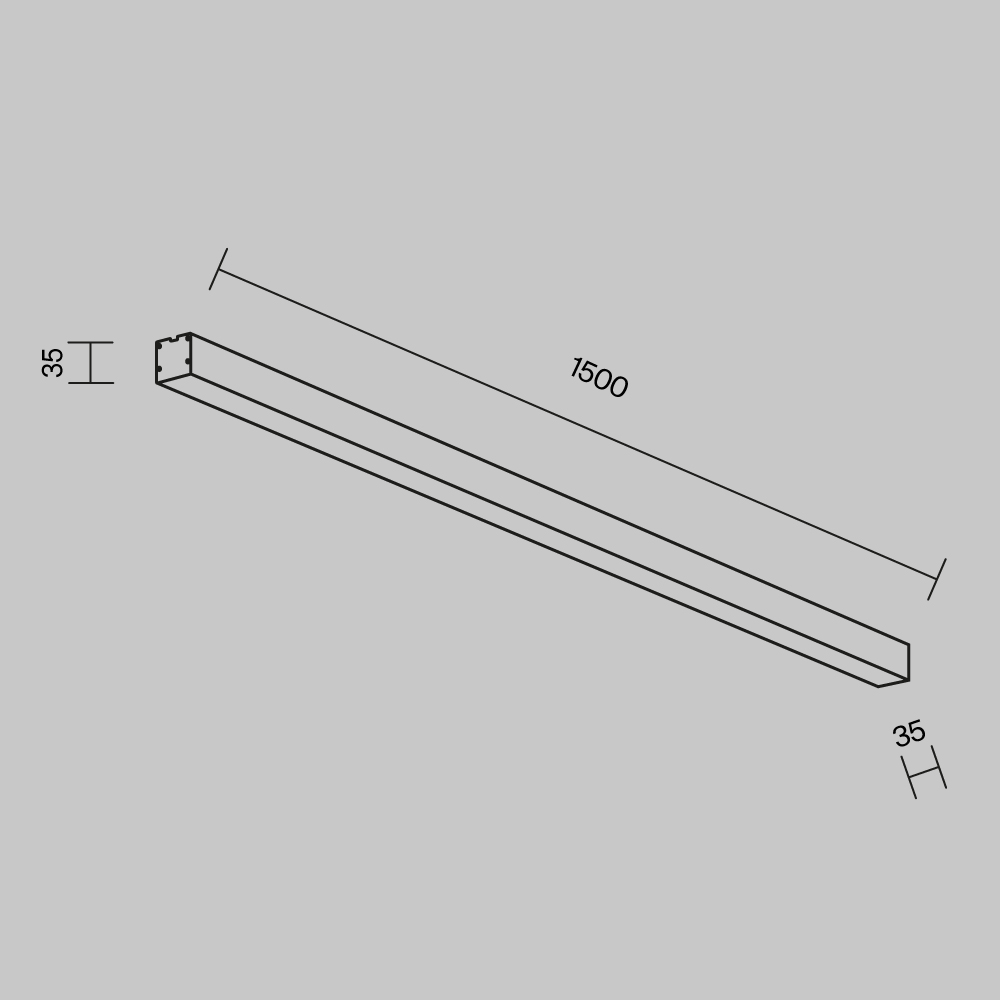 Линейный светильник Maytoni Technical LL311006