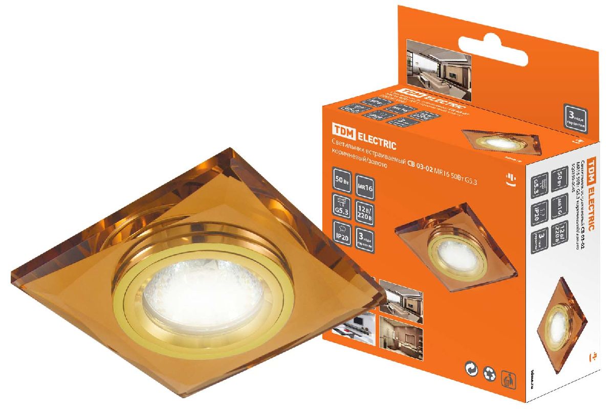 Встраиваемый светильник TDM Electric СВ 03-02 SQ0359-0045