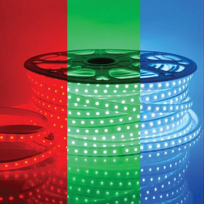 Светодиодная лента Apeyron 220В СТ 10Вт/м smd5050 60д/м IP65 50м RGB 10-64