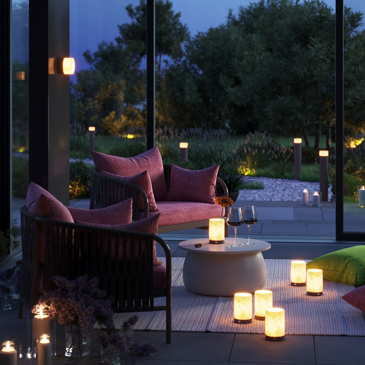 Ландшафтный светильник Odeon Light Nature Candela 7190/10GL