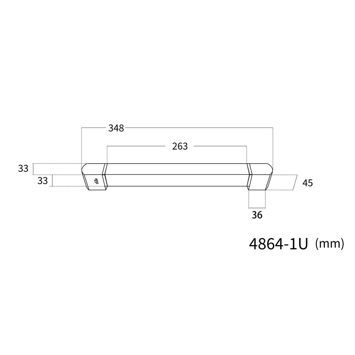 Трековый однофазный светильник Favourite Practica 4864-1U