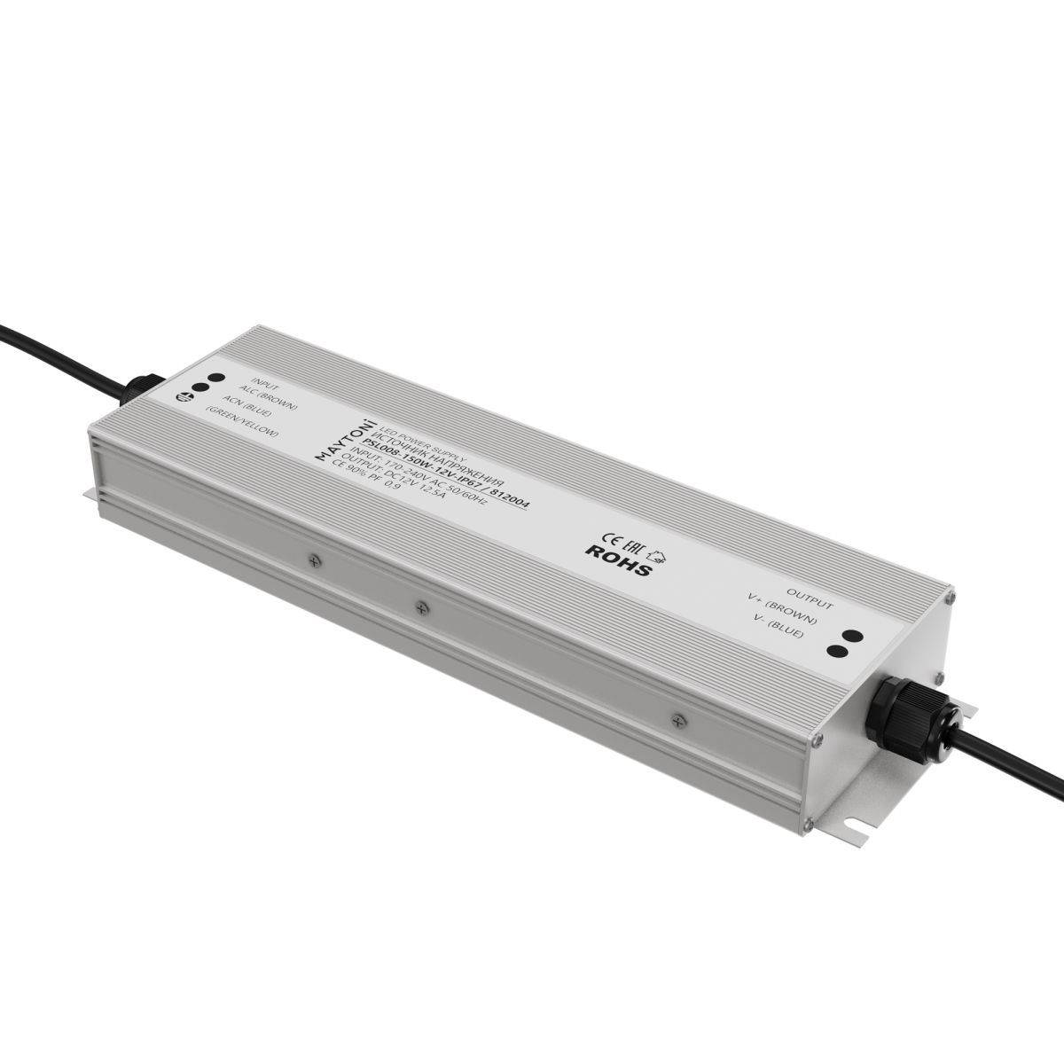 Источник напряжения Maytoni Led Strip PSL008 12В 150Вт IP67 812004