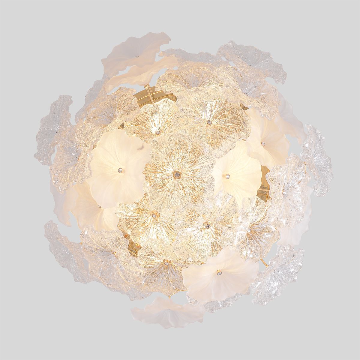 Потолочный светильник Crystal Lux MAGNOLIA PL12 GOLD