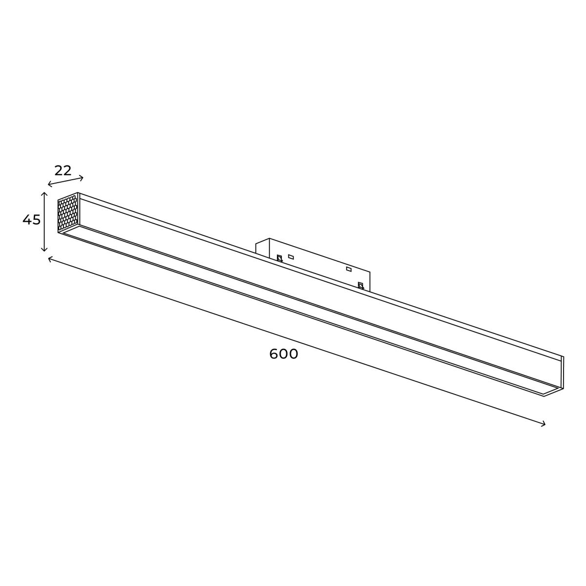Трековый магнитный светильник Hesby Lighting ElDeko HSBL_0081