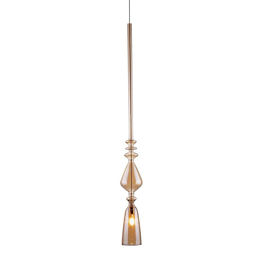 Подвесной светильник Crystal Lux Lux New SP1 B Amber