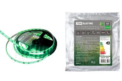 Светодиодная лента TDM Electric 12В 2835 4,8Вт/м зеленый 5м IP20 SQ0331-0304