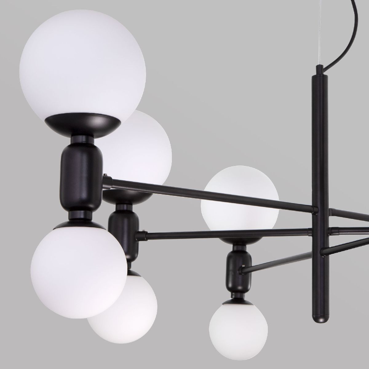 Подвесная люстра Eurosvet Bubble 30182 черный a063215