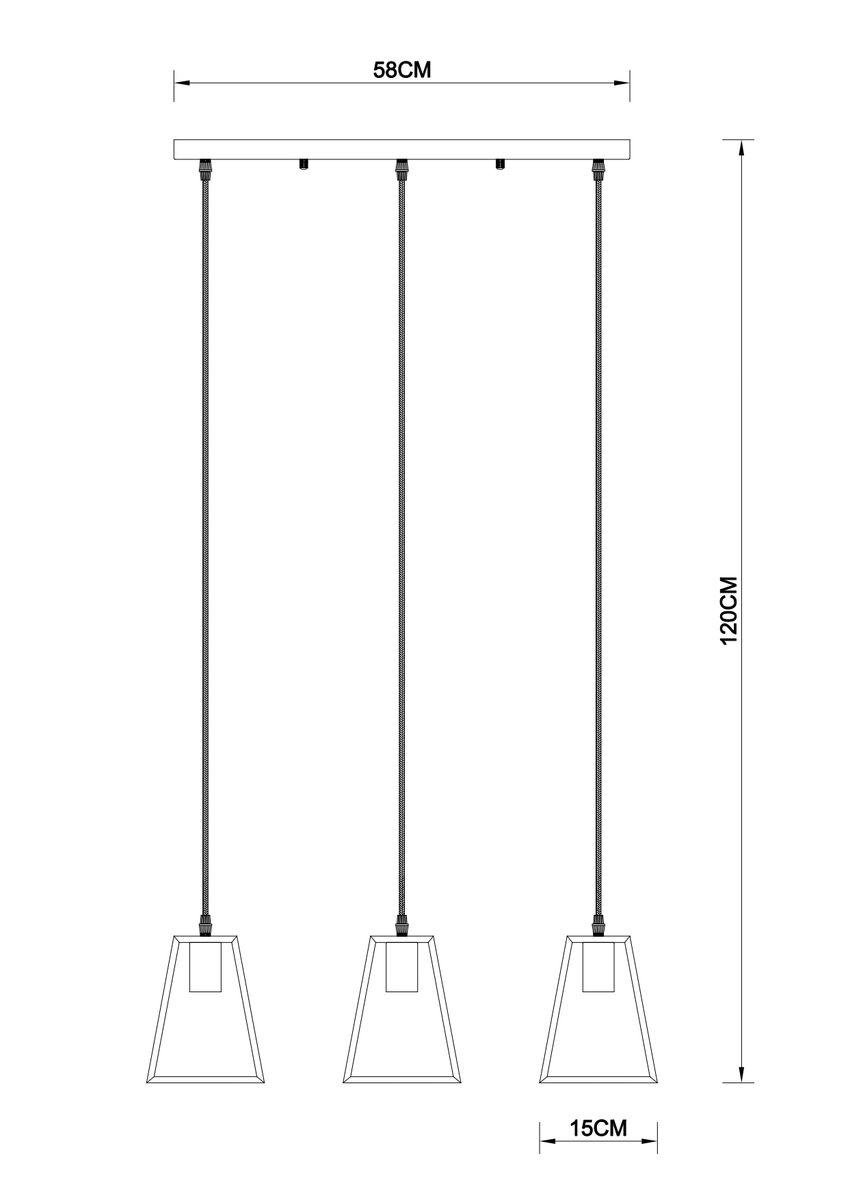 Подвесной светильник Arte Lamp Brussels A8030SP-3WH