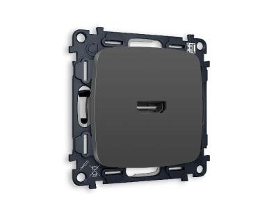Комплект механизма розетки HDMI 2.0 40V/500mA 2.0GHz 5-18Gbit/s Ambrella Volt Omega MO914010
