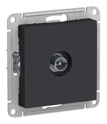ТВ-розетка оконечная, механизм Systemе Electric AtlasDesign Карбон ATN001093