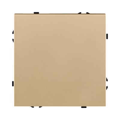 Выключатель кнопочный 1-клавишный 10А/250В, золотой Kollinger Eclipse EC-006GD