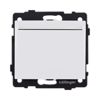 Карточный выключатель механический, белый матовый Kollinger REA-041WM для Aspekt, Eleganz, Reflex