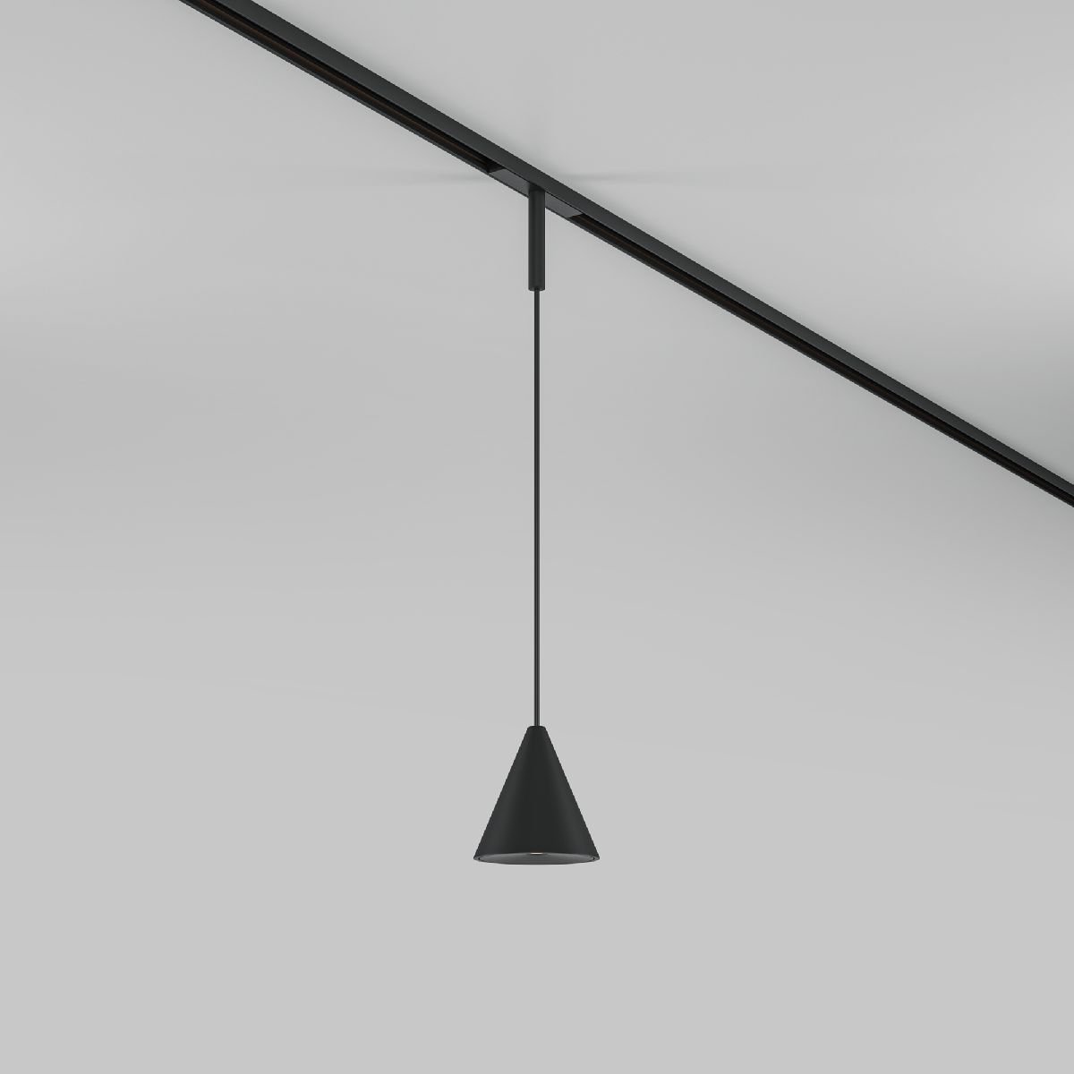 Трековый магнитный светильник Maytoni Cono TR182-1-5WTW-M-B