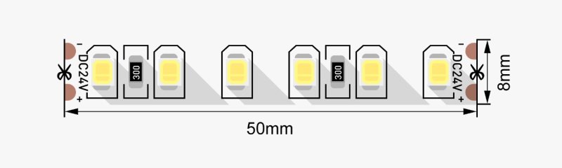 Светодиодная лента SWG SWG2120-24-11-NW-SPI-M 013212