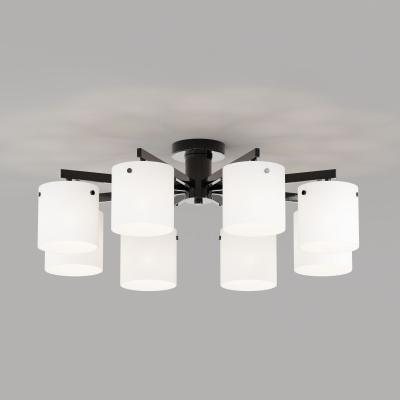 Потолочная люстра Eurosvet Glimmer 501001/8 черный жемчуг a072605