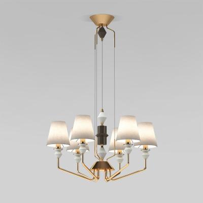 Подвесная люстра Eurosvet Olaria 101012/6 латунь Smart a071403