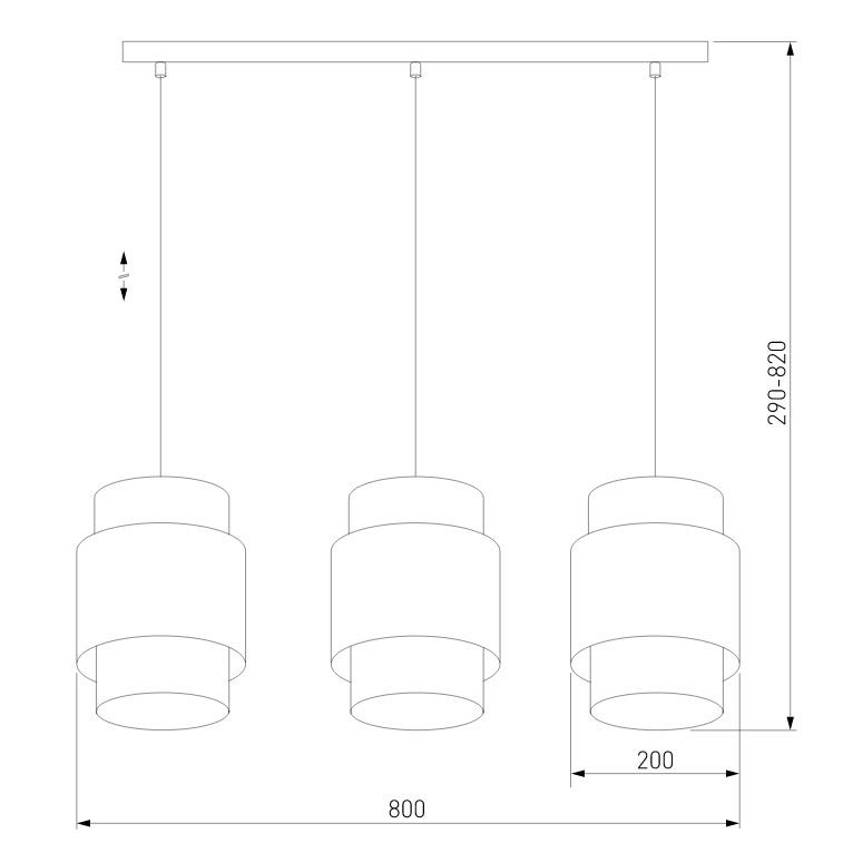 Подвесной светильник TK Lighting Boho 6541 Boho Black