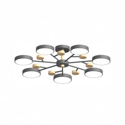 Люстра на штанге LED4U L3205-800 GR