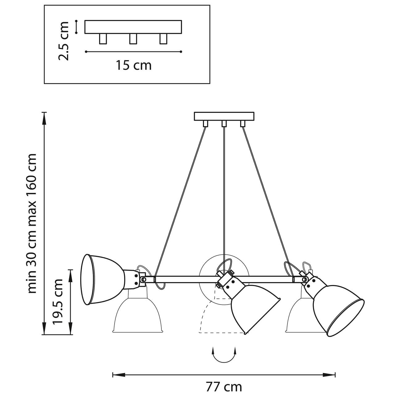 Подвесная люстра Lightstar ACROBATA 761167