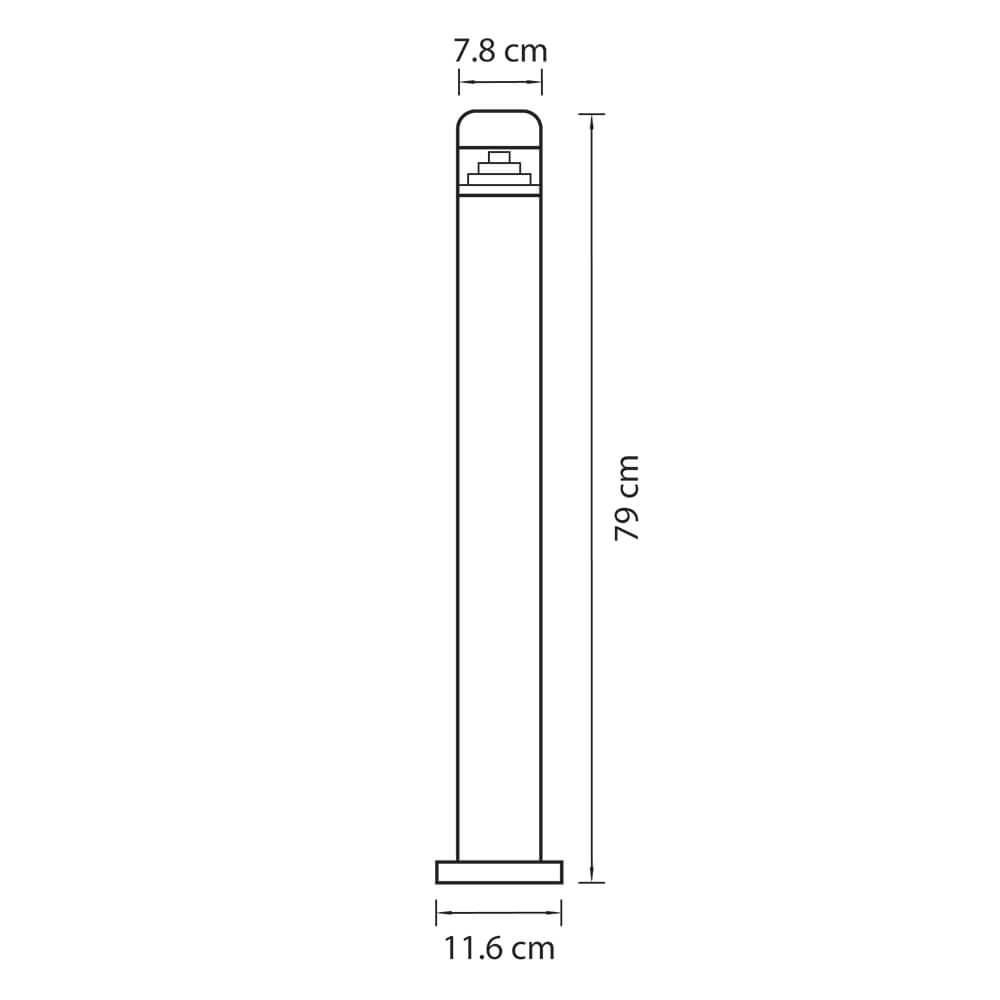 Уличный светодиодный светильник Lightstar Raggio 376707 - Elektrostandard.net Уличный светодиодный светильник Lightstar Raggio 376707