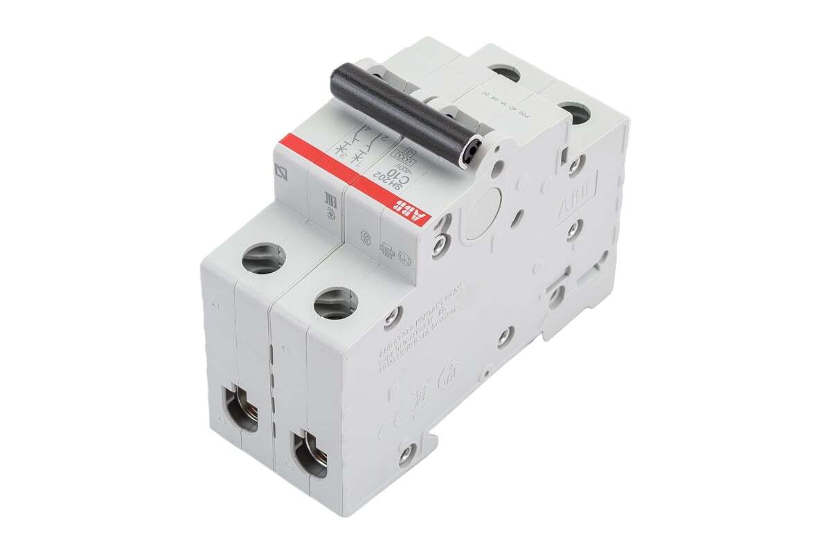 Автоматический выключатель ABB SH202 2-полюсный C10 6кА