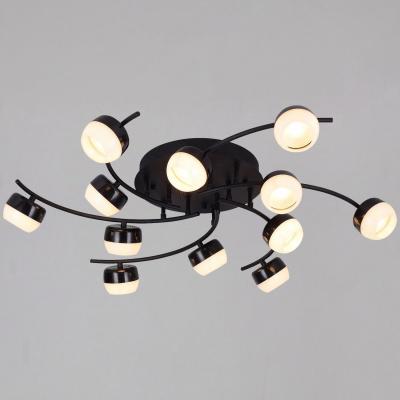 Потолочная люстра Reluce 90590-0.3-12 Black