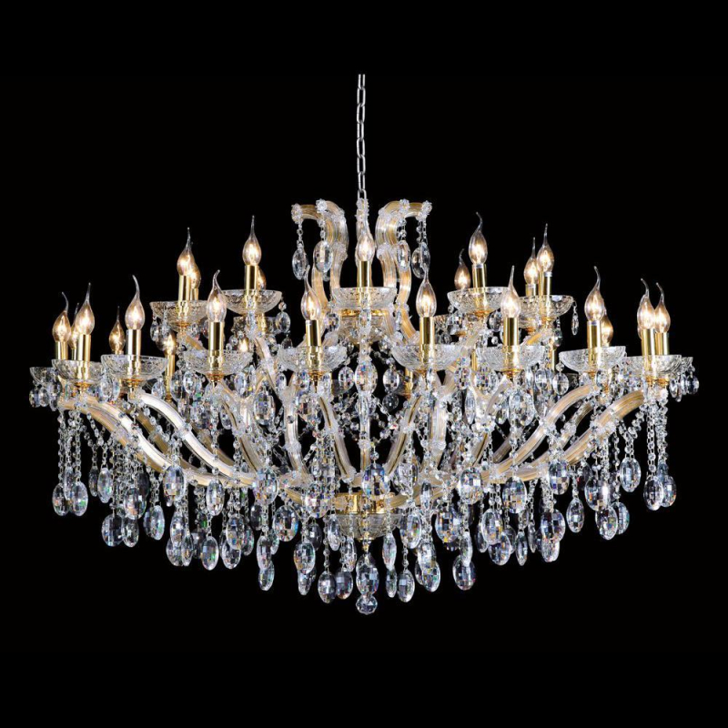 Подвесная люстра Crystal Lux Hollywood SP20+10 Gold - Elektrostandard.net Подвесная люстра Crystal Lux Hollywood SP20+10 Gold