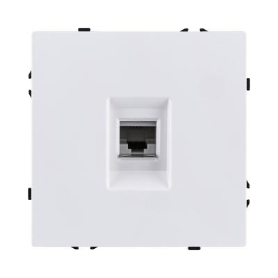 Розетка телефонная RJ11, белый глянцевый Kollinger Eclipse EC-019WG