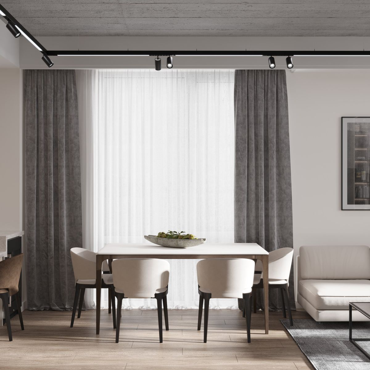 Шинопровод магнитный накладной Hesby Lighting ElDeko HSBL_0052_1