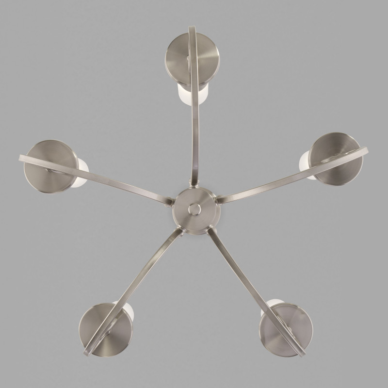 Подвесная люстра Eurosvet 60117/5 никель Smart a050018