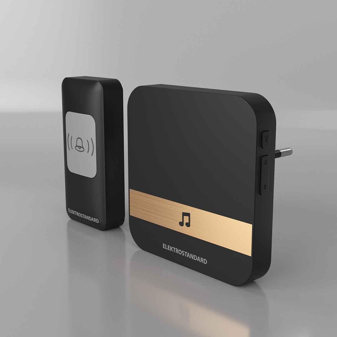 Звонок беспроводной Elektrostandard DBQ24M WL 52M IP44 черный 4690389146862