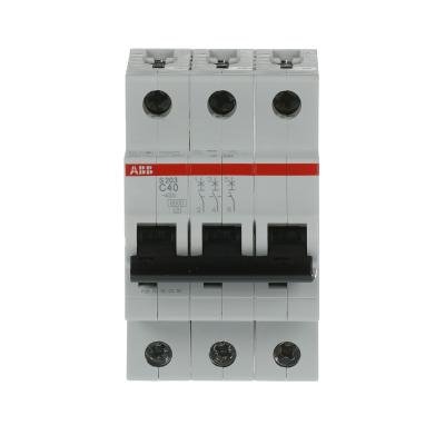 Автоматический выключатель ABB S203 3-полюсный C40 6кА