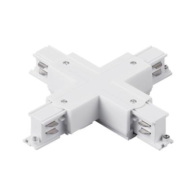 Соединение крестовое с подводом питания к треку 5040xx-(F)/(R) Lightstar Quattro 504146-FR