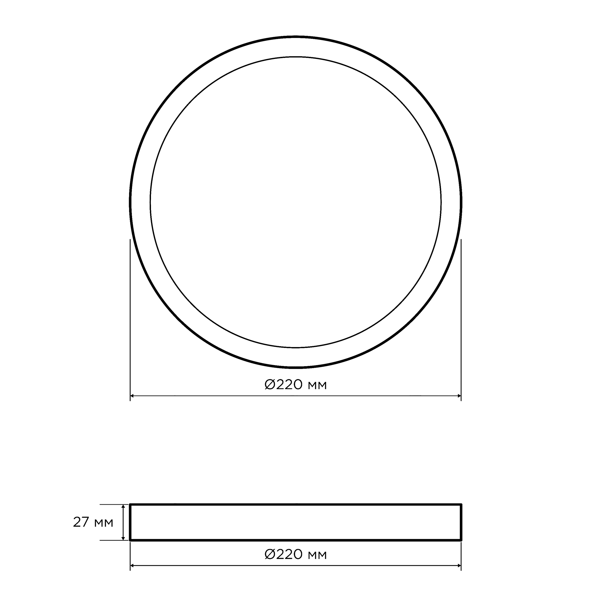 Накладная светодиодная панель Apeyron 06-65