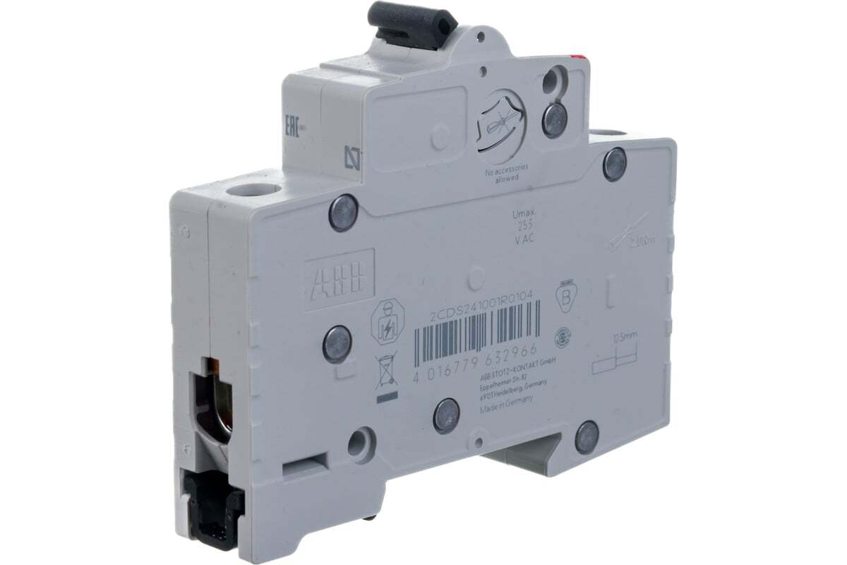 Автоматический выключатель ABB SH201L 1-полюсный C10 4,5кА