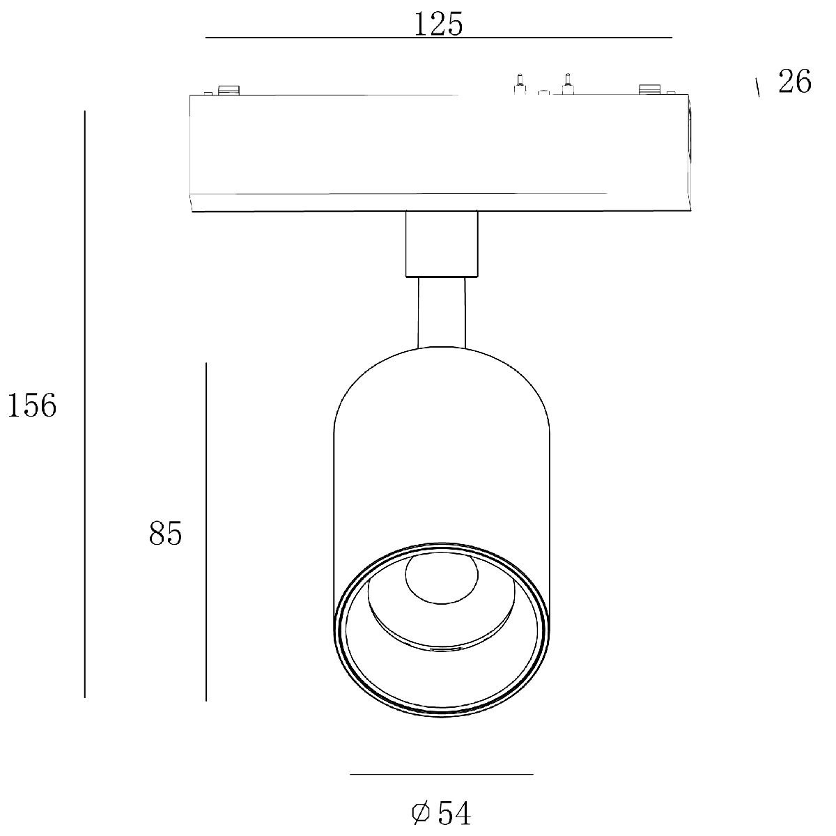 Трековый светильник SWG PRO SL-SLIM-SPWH-15-CCT 022089