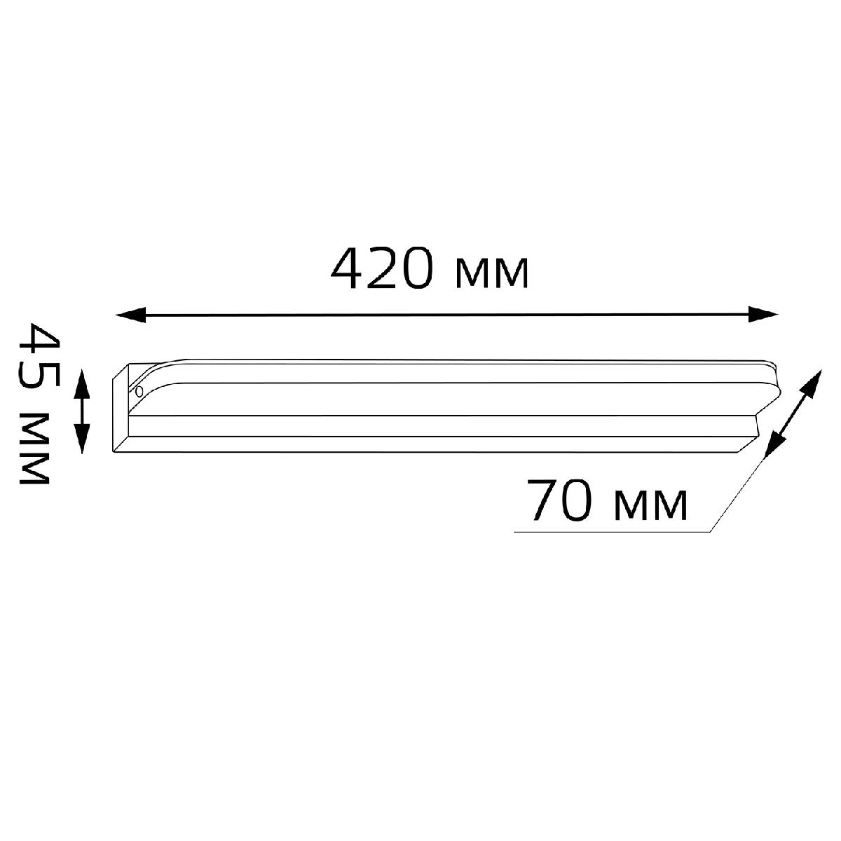 Настенный светильник Gauss Venera BR001