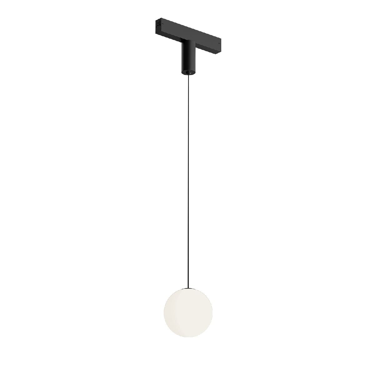 Трековый однофазный светильник Denkirs Smart Moon DK8052-BK