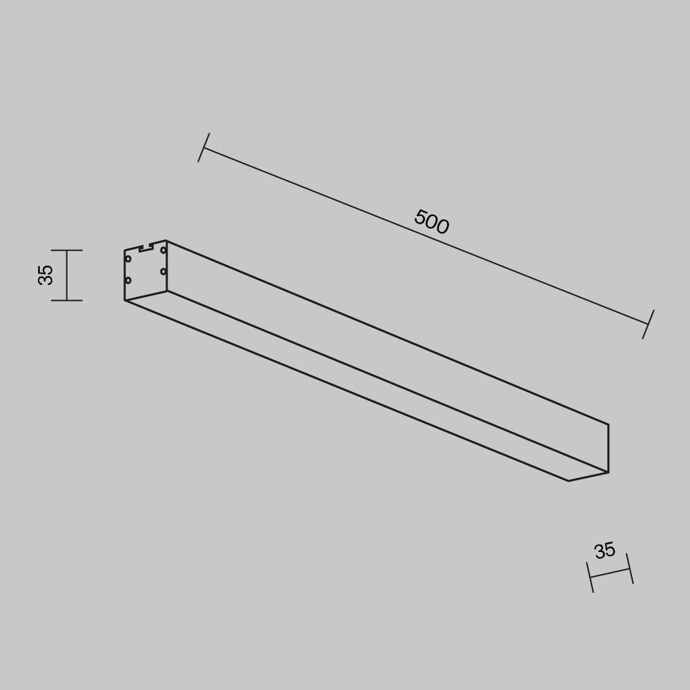 Линейный светильник Maytoni Technical LL311009