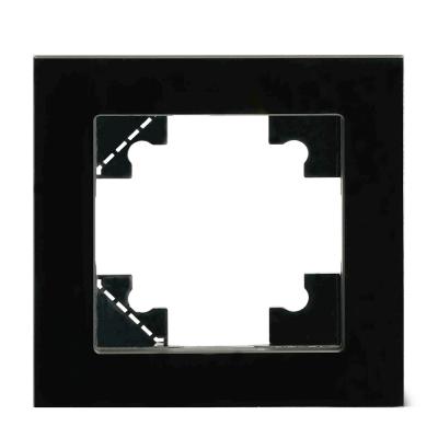 Рамка 1-местная для сенсорных механизмов, подсветки, стекло, Stekker Катрин GFR00-7001-05S  50304