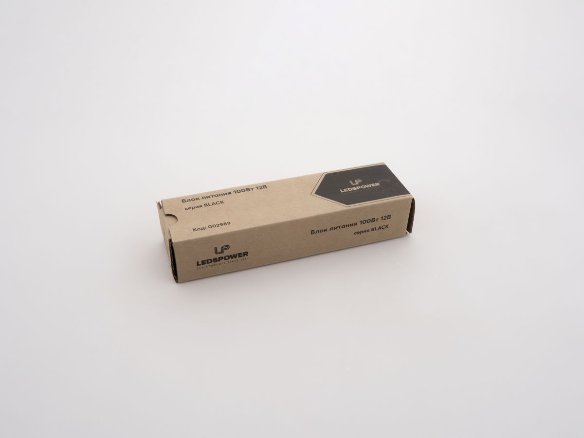 Блок питания LEDS POWER 100Вт 12В BLACK 002989