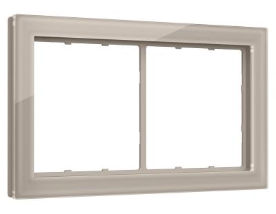 Рамка SIGMA Briz (Серо-бежевый Стекло закаленное натуральное) 2-ая Ambrella Volt SF350382