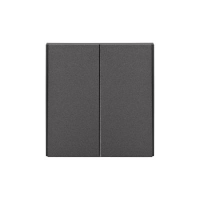 Выключатель STRONG 2 кл 10А с/у графит KRANZ KR-78-0706-6
