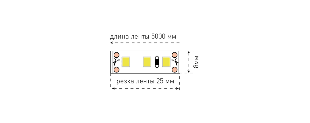 Светодиодная лента SWG SWG3120-12-9.6-G-M 009699
