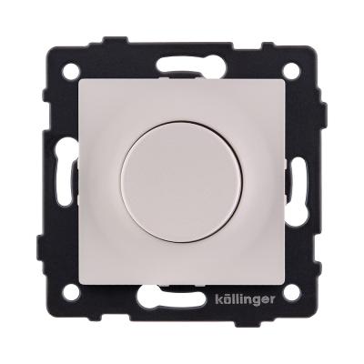 Светорегулятор для светодиодных ламп, проходной, 500W, кашемир матовый Kollinger REA-048CM для Aspekt, Eleganz, Reflex