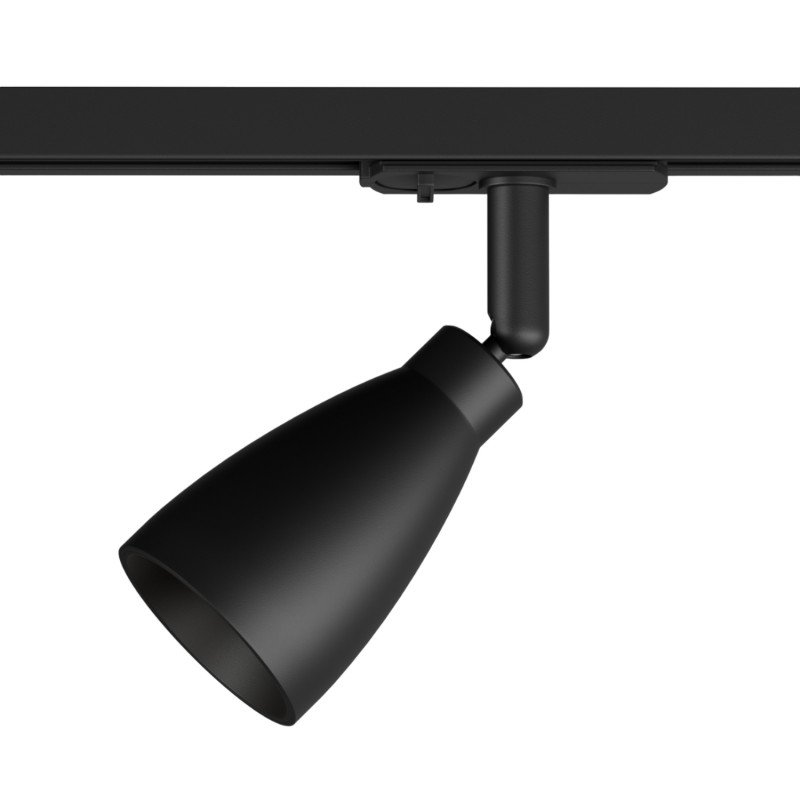 Трековый однофазный светильник Denkirs Bell DK6050-BK