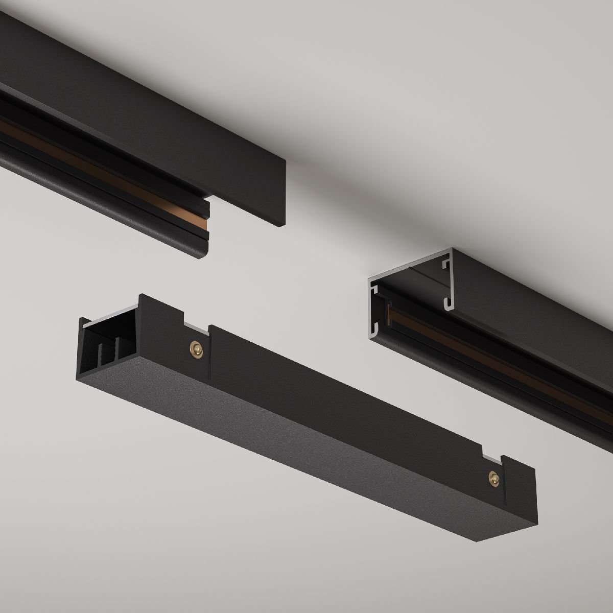 Коннектор питания прямой Maytoni Basity TRA172IPC-1B