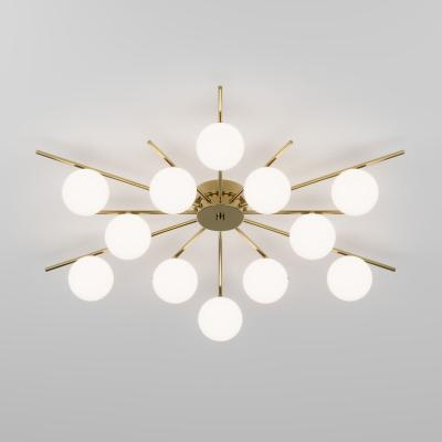 Потолочная люстра Eurosvet Sabina 302001/12 латунь Smart a072017