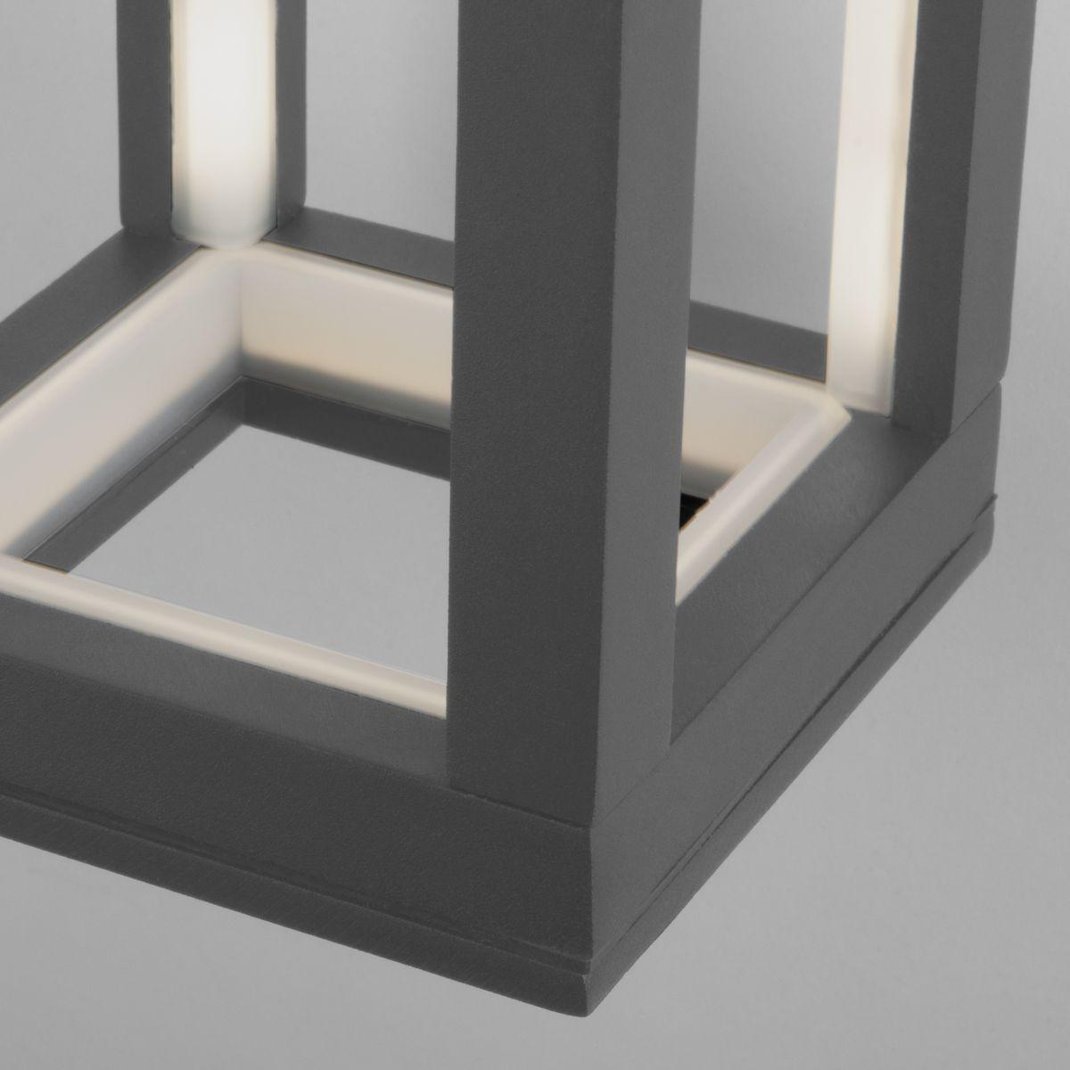 Уличный настенный светодиодный светильник Elektrostandard Frame 1527 Techno Led серый 4690389172342