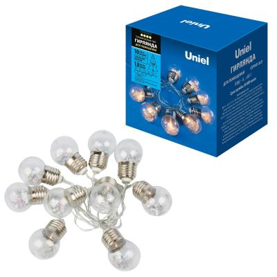 Гирлянда Uniel ULD-S1800-010/STB/3AA WARM WHITE IP20 RETRO BULBS